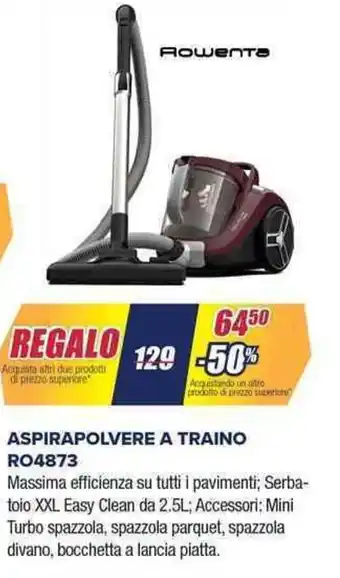 Trony Rowenta ASPIRAPOLVERE A TRAINO RO4873 offerta