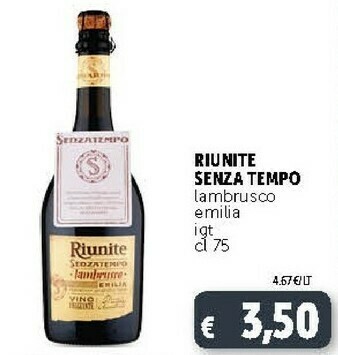 Riunite Senza Tempo Lambrusco Emilia Igt