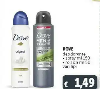 Deco Supermercati Dove Deodorante Spray offerta