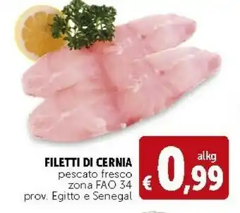 Deco Supermercati Filetti Di Cernia Pescato Fresco offerta