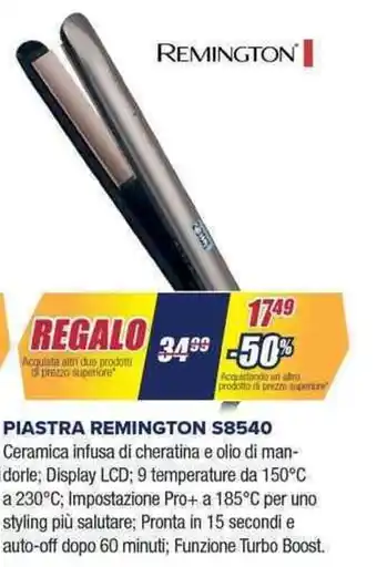 Trony PIASTRA REMINGTON S8540 offerta