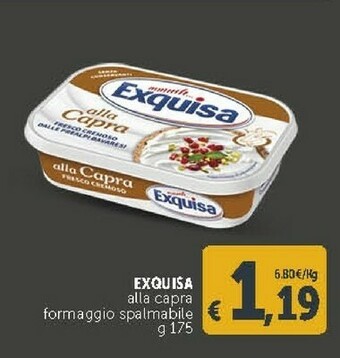 Deco Supermercati Exquisa Formaggio Fresco Cremoso Classico 175 G(ml) offerta