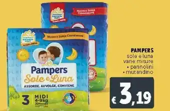 Deco Supermercati Epson Pampers Sole E Luna Pannolini offerta