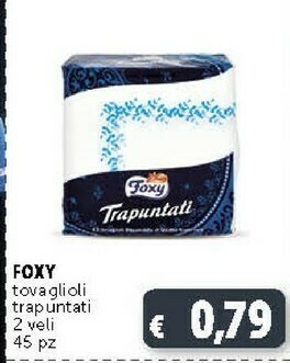 Deco Supermercati Foxy Tovaglioli Trapuntati offerta