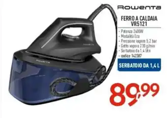 Elettrosintesi Rowenta FERRO A CALDAIA VR5121 offerta