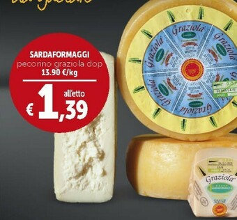 Deco Supermercati Sardaformaggi Pecorino Graziola Dop offerta