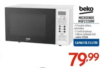 Elettrosintesi beko MICROONDE MGF23330W offerta