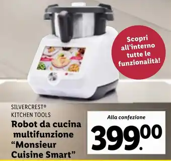 Lidl SILVERCREST KITCHEN TOOLS Robot da cucina multifunzione "Monsieur Cuisine Smart" offerta