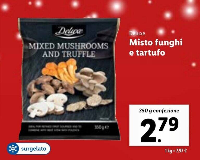 Deluxe Misto funghi e tartufo 350 g offerta di Lidl