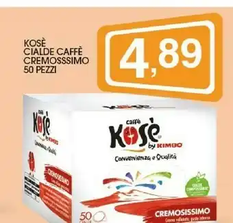 Sigma Kosè Cialde Caffe Cremossiomo offerta