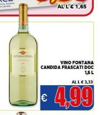 Vivo Supermercati Fontana Candida Vino Frascati DOC offerta