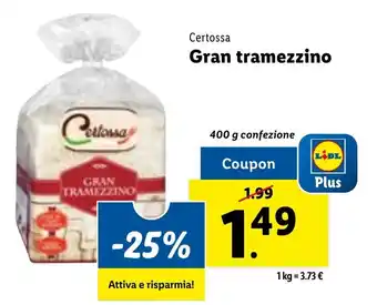 Lidl Certossa Gran tramezzino 400 g confezione offerta