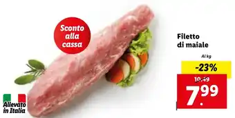 Lidl Filetto di maiale offerta