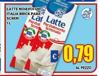 Vivo Supermercati Noi & voi Latte Uht Itaia Parzialmente Scremato offerta