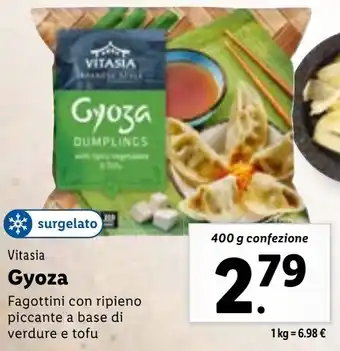 Lidl Vitasia Gyoza 400 g confezione offerta