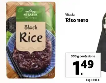 Vitasia Riso nero 500 g confezione