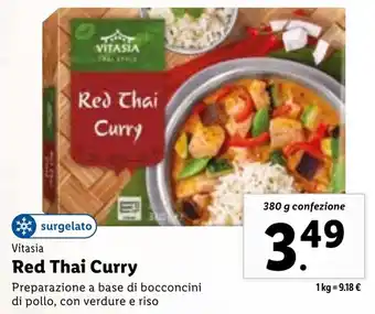 Vitasia Red Thai Curry 380 g confezione