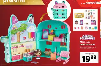 Lidl GABBY'S DOLLHOUSE Mini casa delle bambole offerta