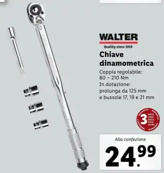 Lidl WALTER Chiave dinamometrica offerta