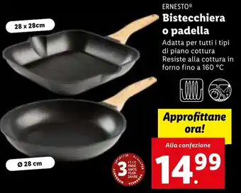 Lidl ERNESTO Bistecchiera o padella offerta