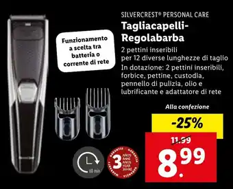 SILVERCREST PERSONAL CARE Tagliacapelli- Regolabarba