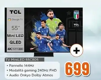 Expert Tcl tv miniled 55c805 offerta