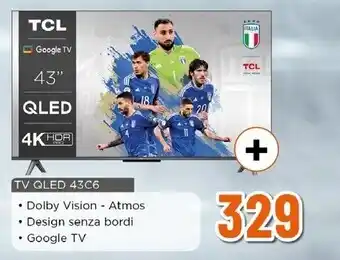 Expert Tcl tv qled 43c6 offerta