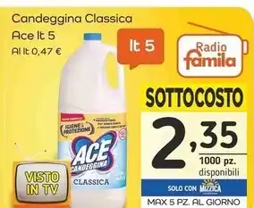 Famila Superstore Ace candeggina classica offerta