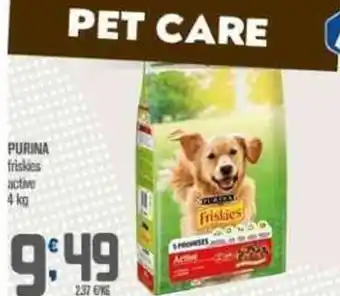 PURINA friskies active 4 kg