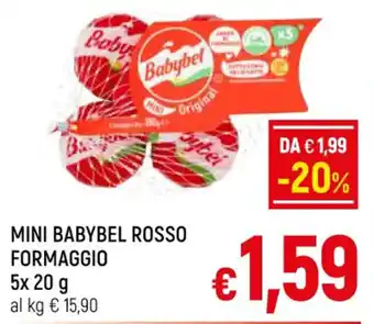 MINI BABYBEL ROSSO FORMAGGIO 5x 20 g
