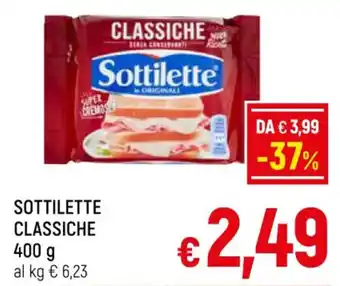 A&O SOTTILETTE CLASSICHE 400 g offerta