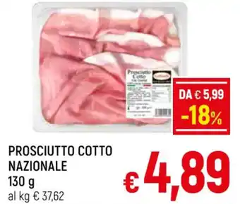 A&O PROSCIUTTO COTTO NAZIONALE 130 g offerta