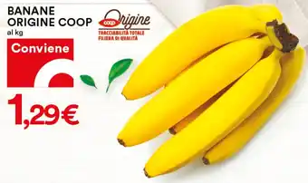 Coop BANANE ORIGINE COOP offerta