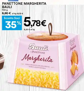 Coop PANETTONE MARGHERITA BAULI 700 g offerta
