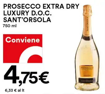 PROSECCO EXTRA DRY LUXURY D.O.C. SANT'ORSOLA 750 ml