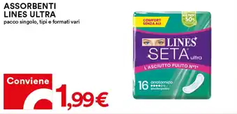 Coop ASSORBENTI LINES ULTRA offerta