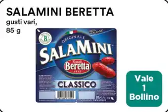 Coop SALAMINI BERETTA gusti vari, 85 g offerta
