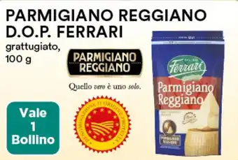Coop PARMIGIANO REGGIANO D.O.P. FERRARI grattugiato, 100 g offerta