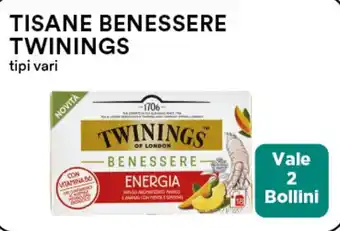 Coop TISANE BENESSERE TWININGS tipi vari offerta