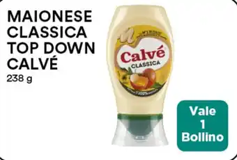 Coop MAIONESE CLASSICA TOP DOWN CALVÉ 238 g offerta