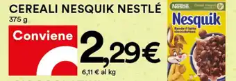 Coop CEREALI NESQUIK NESTLÉ 375 g offerta