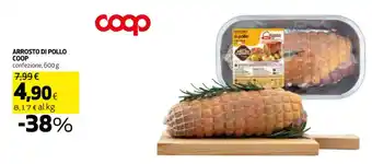 Coop ARROSTO DI POLLO COOP confezione, 600 g offerta