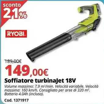 Brico Io Soffiatore Turbinajet offerta