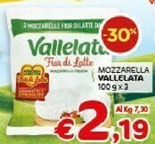 Crai Vallelata Mozzarella Fior Di Latte offerta