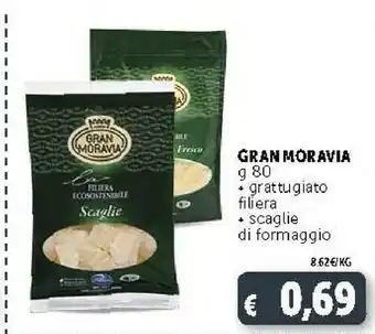 Deco Supermercati Gran moravia Grattugiato Filiera offerta