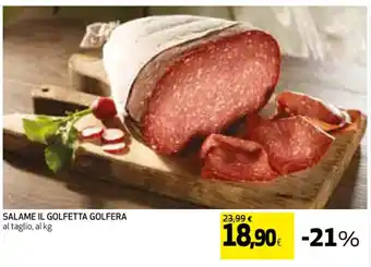 Coop SALAME IL GOLFETTA GOLFERA offerta