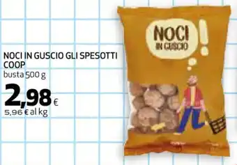 Coop NOCI IN GUSCIO GLI SPESOTTI COOP busta 500 g offerta