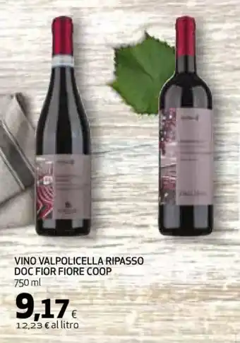 Coop VINO VALPOLICELLA RIPASSO DOC FIOR FIORE COOP 750 ml offerta