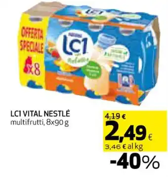 Coop LC1 VITAL NESTLÉ multifrutti, 8x90 g offerta