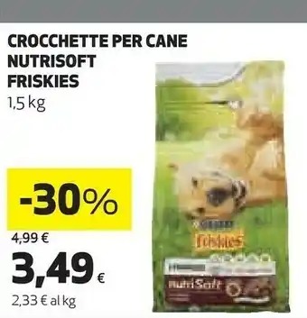 Coop Purina Crocchette Per Cane Nutrisoft Friskies offerta